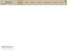 Tablet Screenshot of distinctpress.com